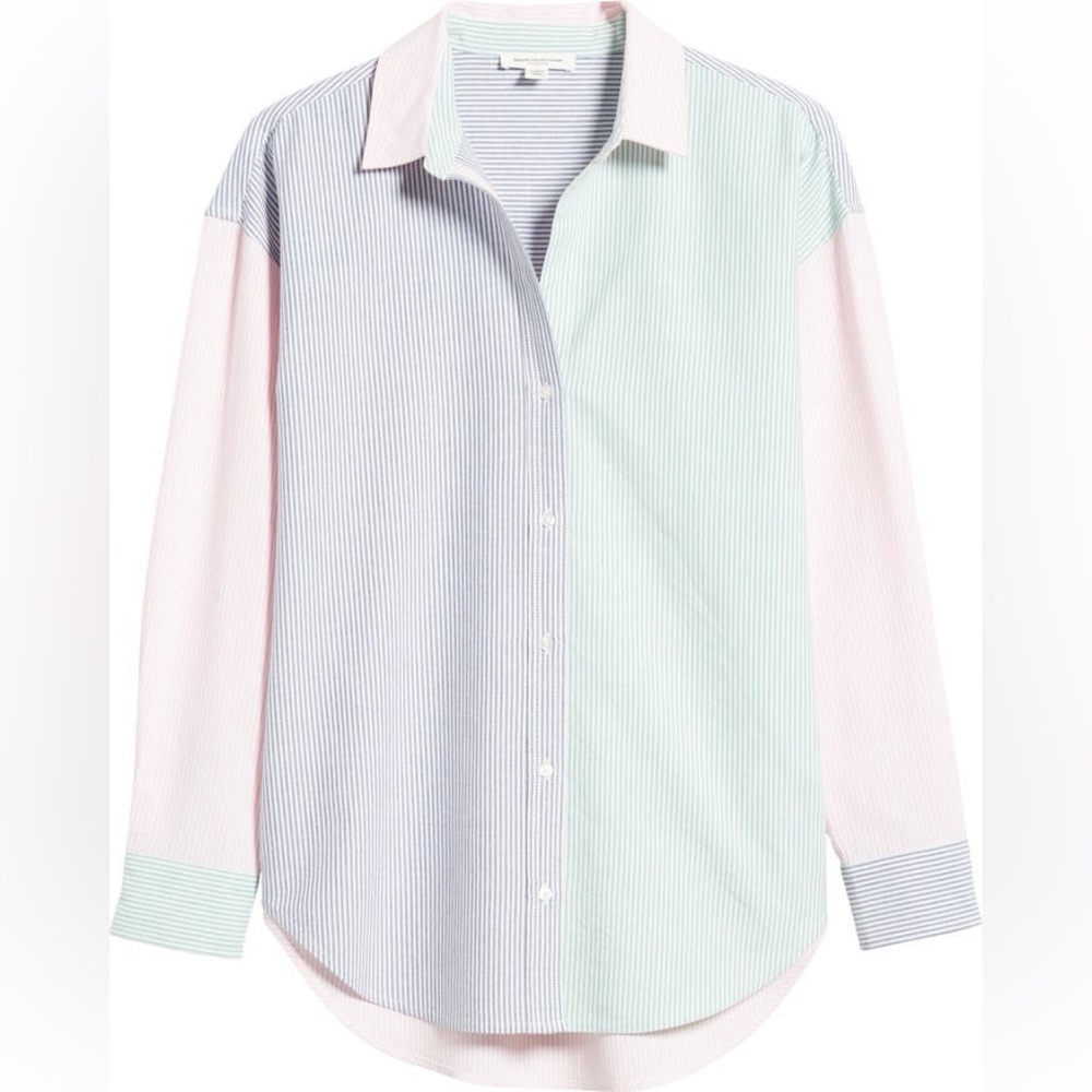 beachlunchlounge Striped Pastel Shirt